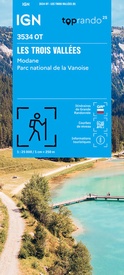 Wandelkaart 3534OT Les Trois Vallées | IGN - Institut Géographique National