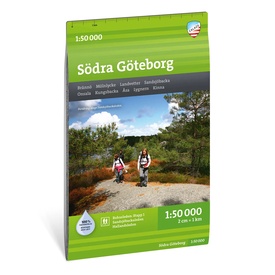 Wandelkaart - Fietskaart Terrängkartor Södra Göteborg - westkust Zweden | Zweden | Calazo