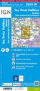 Wandelkaart 3534OTR Les Trois Vallées / Modane PN de la Vanoise | IGN - Institut Géographique National