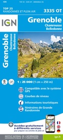 Wandelkaart - Topografische kaart 3335OT Grenoble | IGN - Institut Géographique National
