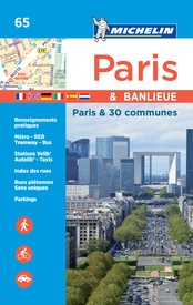 Stadsplattegrond 65 Stratengids Paris & Banlieue - Parijs | Michelin