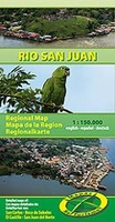 Regionalmap Río San Juan with Cityplans San Carlos