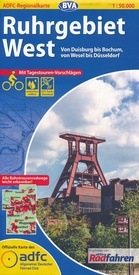 Fietskaart ADFC Regionalkarte Ruhrgebiet West | BVA BikeMedia