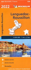 Wegenkaart - landkaart 526 Languedoc - Roussillon 2022 | Michelin