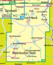 Wandelkaart 760 Cottbus-Lausitzer Seenland | Kompass