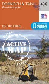 Wandelkaart - Topografische kaart 438 OS Explorer Map | Active Dornoch / Tain | Ordnance Survey