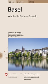Wandelkaart 25004 Basel | Swisstopo
