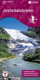 Wandelkaart 2229 Turkart Jostedalsbreen | Nordeca