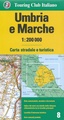 Fietskaart - Wegenkaart - landkaart 08 Umbria e Marche - Umbrië, Umbrie en Marken | Touring Club Italiano