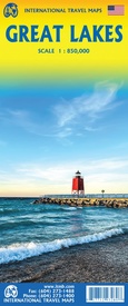 Wegenkaart - landkaart Grote Meren Regio USA/Canada | ITMB