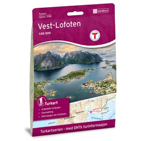 Wandelkaart 17057 Turkart Pro 1:50 000 Vest-Lofoten | Nordic Maps