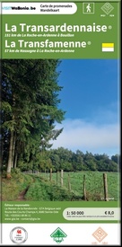 Wandelkaart 522 La Transardennaise 160km / La Transfamenne 57km | NGI - Nationaal Geografisch Instituut