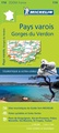 Wegenkaart - landkaart 114 Pays Varois - Gorges de Verdon | Michelin