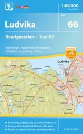Wandelkaart - Topografische kaart 66 Sverigeserien Ludvika | Norstedts