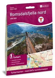 Wandelkaart 2821 Turkart Romsdalfjella Nord | Nordeca