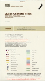 Wandelkaart Queen Charlotte Track | NewTopo NZ