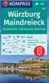 Wandelkaart 166 Würzburg Maindreieck | Kompass
