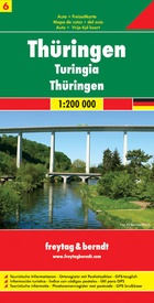Wegenkaart - landkaart 06 Thüringen | Freytag & Berndt