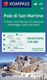 Wandelkaart 622 Pale di San Martino | Kompass