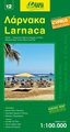 Fietskaart - Wegenkaart - landkaart 12 Larnaca Cyprus | Orama