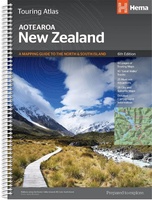 Touring Atlas New Zealand - roadatlas - Nieuw Zeeland | A4 Ringband