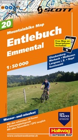 Mountainbikekaart 20 Entlebuch / Emmental MTB kaart | Hallwag