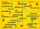 Wandelkaart 751 Münsterland | Kompass