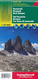 Wandelkaart WKS3 Pustertal - Bruneck - Drei Zinnen | Freytag & Berndt