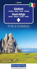 Wegenkaart - landkaart 3 Zuid-Tirol -Trentino - Bolzano - Trento - Venetië | Kümmerly & Frey