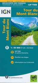 Wandelkaart Tour du Mont Blanc | IGN - Institut Géographique National