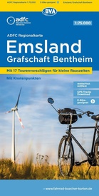 Fietskaart ADFC Regionalkarte Emsland Grafschaft Bentheim | BVA BikeMedia