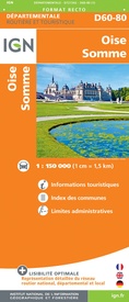 Wegenkaart - landkaart 721342 Oise - Somme | IGN - Institut Géographique National