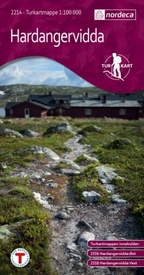 Wandelkaart 2214 Turkart  Hardangervidda ost og vest, kaartenset oost en west | Nordeca