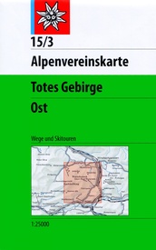 Wandelkaart 15/3 Alpenvereinskarte Totes Gebirge - Ost | Alpenverein