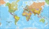 Magneetbord - Wereldkaart Political, 101 x 59 cm | Maps International