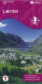 Wandelkaart 2529 Turkart Lærdal | Nordeca