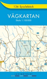 Wegenkaart - landkaart 136 Vägkartan Syssleback | Lantmäteriet