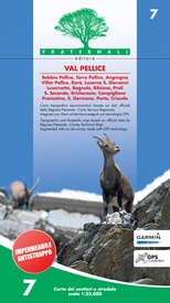 Wandelkaart 7 Val Pellice | Fraternali Editore