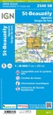 Wandelkaart - Topografische kaart 2540SB St-Beauzély, Aguessac, Gorges-du-Tarn | IGN - Institut Géographique National