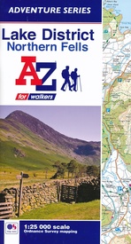 Wandelatlas Adventure Atlas Lake District Northern Fells | A-Z Map Company