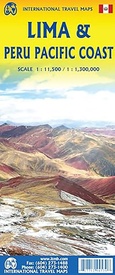 Wegenkaart - landkaart Lima Peru pacific coast | ITMB