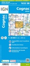 Wandelkaart - Topografische kaart 1632SB Cognac | IGN - Institut Géographique National