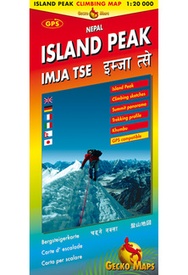 Wandelkaart Island Peak Climbing Map : | Gecko Maps