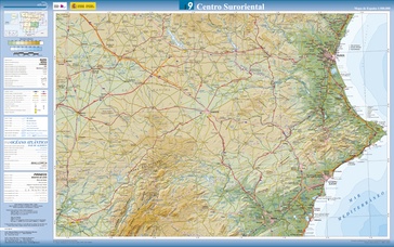 Wegenkaart - landkaart 9 Centro Suroriental - Midden Zuidoost | CNIG - Instituto Geográfico Nacional1