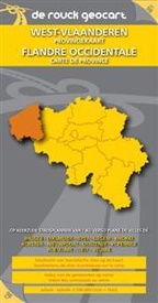 Wegenkaart - landkaart Provinciekaart West Vlaanderen | De Rouck