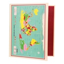 Notitieboekje Ringmap met vintage wereldkaart | Rex London