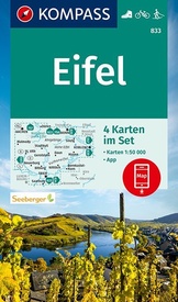 Wandelkaart 833 Eifel | Kompass