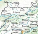 Fietskaart 03 Jura, Delemont - Bienne | Kümmerly & Frey