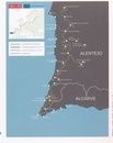 Wandelkaart Rota Vicentina - zuidwest Portugal | Rota vicentina