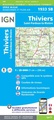 Wandelkaart - Topografische kaart 1933SB Thiviers, St-Pardoux-la-Rivière | IGN - Institut Géographique National